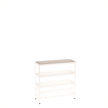 [客尊屋]粗管/沖孔/35x90x90hcm 白騎士沖孔 五層架白騎士