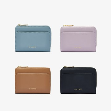 S'AIME 真皮RFID拉鍊折疊短夾 真皮短夾 真皮皮夾 多層皮夾 日常通勤真皮錢包 招財守財皮夾