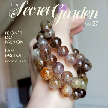 ⭕彩極光23⭕水晶手串 8-16咪 紅極光 紫極光 手珠 純天然無優化 水晶手練 水晶手珠 五行昭財水晶 事業水晶 超七