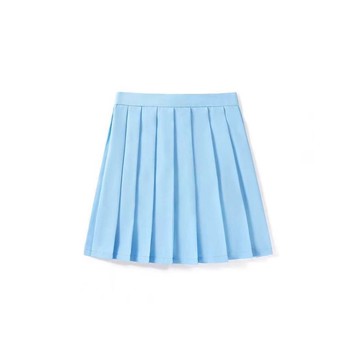 熱銷-純色百褶裙短裙中長款藏青色半身裙jk製服日係學院風A字裙少女風 ZCWL