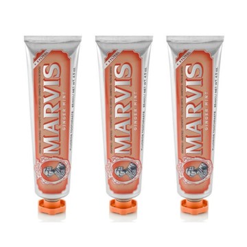 Marvis 玛尔斯 橙色生姜薄荷味牙膏 3*85ml