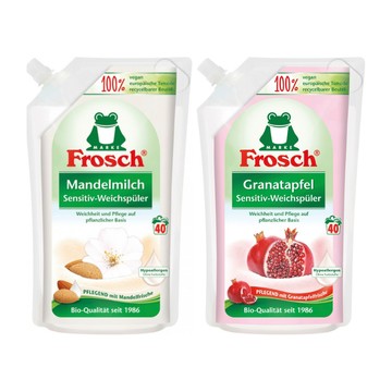 Frosch德國小綠蛙 織物柔軟劑 1L 杏仁牛奶 石榴 溫和 衣物 柔軟精 清潔劑 附發票｜全場下殺★滿額再享折扣