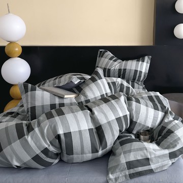 床包枕套組-雙人加大 / 精梳純棉三件式 / 黑夜騎士 台灣製