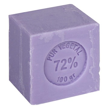 Theophile Berthon方塊馬賽皂 薰衣草香 100g 含72%植物油配方  1個