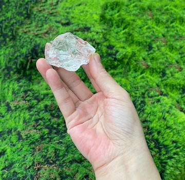 能量擺飾-精選天然冰透幾何白水晶原石 淨化 療癒 能量