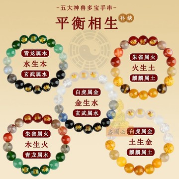 免運🔥手鍊 水晶手鍊 多寶手鍊 神獸手鍊 手串 開運手鍊 辟邪手鍊 平安手鍊 五行手鍊 風雷益卦手鍊 男女款手鍊 天