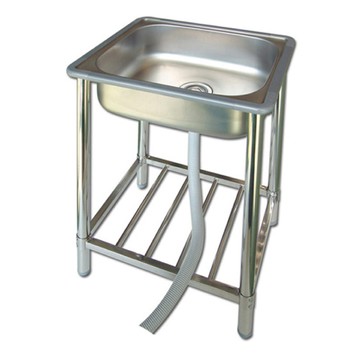 【雙手萬能】304不鏽鋼水槽51CM (陽台水槽/洗衣台/洗手台)