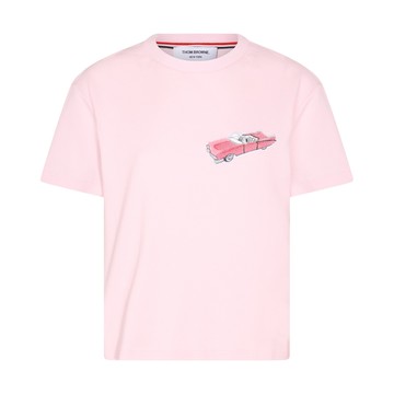 Thom Browne - Light Pink Cotton T-shirt