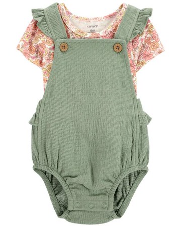Baby 2-Piece Tee & Coverall Set