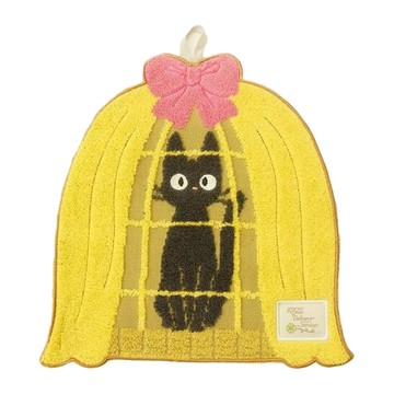 MARUSHIN 丸真 魔女宅急便小方巾 100%棉 25.5X25CM  籠子款  1入