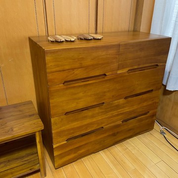 【吉迪市100%全柚木家具】RPNA007S1 柚木五抽斗櫃 抽屜櫃 收納櫃