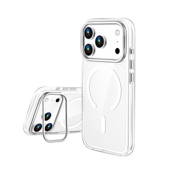 iPhone 18 Pro Max 殼 KAKUJO iPhone18 Pro/iPhone18 ProMax 超抗黃隱形支架防摔殼-ECQ-S-透明