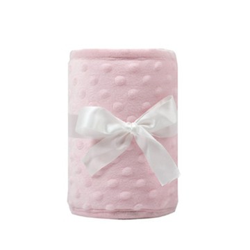 Vanibaby - 豆豆絨嬰兒床防咬布圍(3入組)-粉色