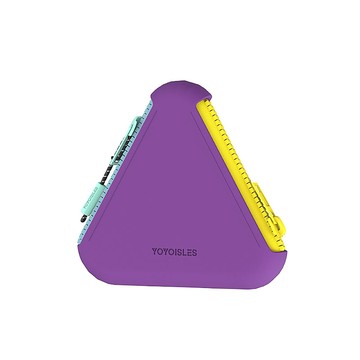 YOYOISLES Mini Bag 雙拉鍊零錢包(暗夜紫)