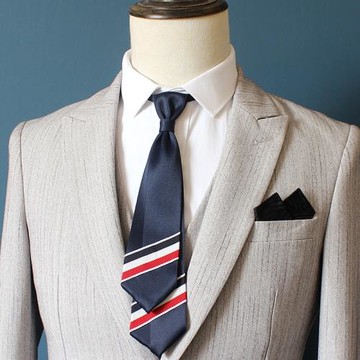 復古港風舞臺主持手打男士領帶