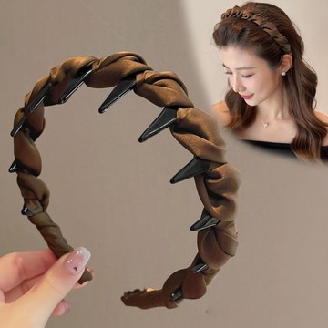 高顱頂髮箍 女 2025新款髮箍 日常外戴洗臉頭箍 專用髮帶 壓髮卡 髪捆 頭飾 正反可戴