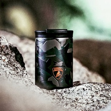 義大利 24Bottles x 藍寶堅尼 保溫隨行杯 350ml / 限量款 - 森林迷彩