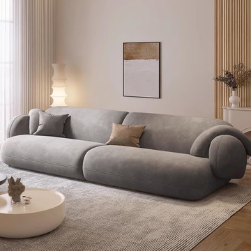 免運 附發票 工廠直銷 沙發 沙發椅 單人沙發 雙人沙發 奶油風沙發現代簡約北歐布藝沙發小戶型客廳法式侘寂沙發絨布極簡全館八折 特惠 工廠貨