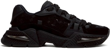 Dolce & Gabbana 黑色 Mixed-Material Airmaster 运动鞋