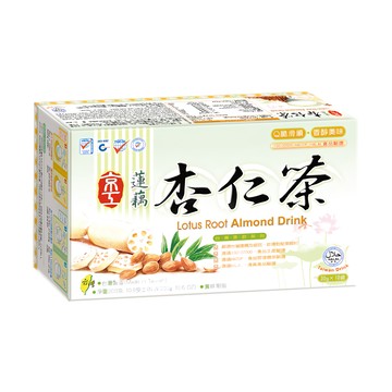 京工 蓮藕杏仁茶 Set 含天然杏仁顆粒及銀耳  30g  10包  1盒