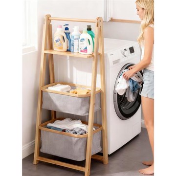 臥室床頭置物架零食折疊床邊衣服收納架客廳多層置物架衛生間儲物