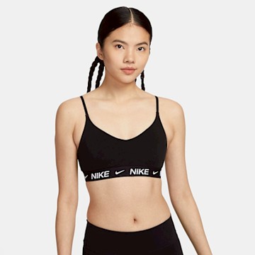 NIKE 運動內衣 女款 運動背心 慢跑 輕度支撐 AS W NK DF INDY LGT SPT BRA 黑 FD1063-011 (2X992)