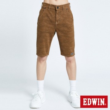 EDWIN 男裝 JERSEYS 迦績 EJ2 棉涼感迷彩短褲-灰卡其