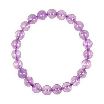 【正佳珠寶】紫水晶 高品薰衣草紫晶 8.4-8.8mm 薰衣草紫水晶手珠
