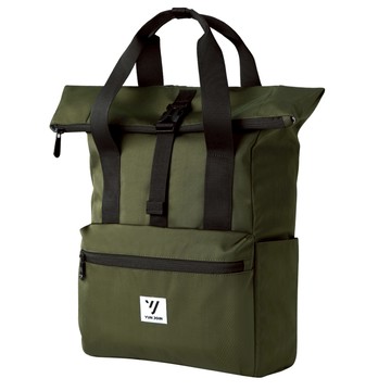 【YUNJOIN】TWILL-時尚多功能輕量後背包-軍綠 電腦包 背包 旅行包 書包 上班族 通勤 開學