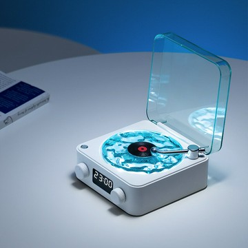 KAWOO聽海白噪音音箱 臥室投影氛圍燈禮物復古電腦無線小藍牙音響「限時特惠」