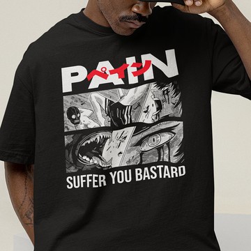 日系恐怖漫畫街頭潮流 100% 純棉男女皆宜 T 恤