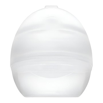 Super mama QQ蛋穿戴式真空集乳器  食用級矽膠材質  柔軟服貼乳房  體積小方便攜帶  1個  Transparent