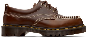 Dr. Martens 棕色 Orleans Leather Lowell 德比鞋