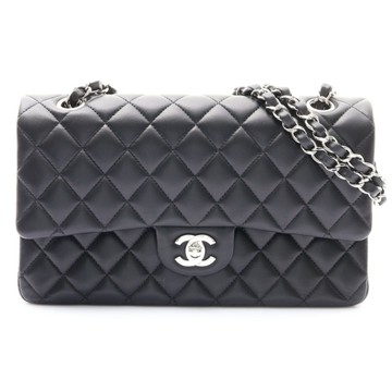 CHANEL 香奈兒 黑色 菱格紋 羊皮 Coco 25 肩背包 【二手名牌BRAND OFF】