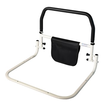 老人孕婦床邊起身一鍵開關扶欄  50 x 57 x 47cm  1個  黑色/白色