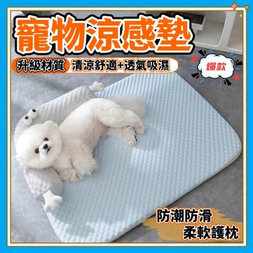 🌸萌寵好物-現貨🌸寵物睡墊 寵物涼感床 寵物冰涼墊 寵物涼墊 寵物涼席 狗狗冰墊 寵物冰墊 冰絲涼墊 寵物冰絲墊