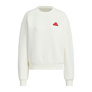 Adidas CW Crew JZ1641 女 長袖上衣 休閒長袖 CNY新年 穿搭 米白