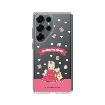 Galaxy S25 Ultra Clear 透明 - 三麗鷗-兔媽媽 Marron Cream - 兔媽媽與小熊