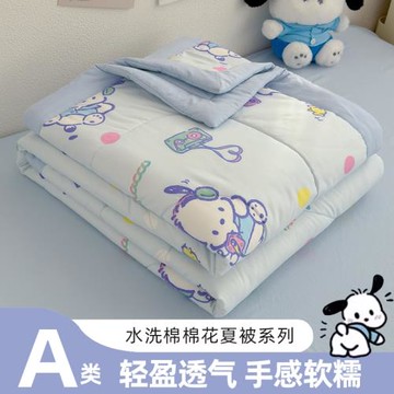 帕恰狗夏被水洗棉棉花夏涼被空調被兒童薄被子2025新款夏季被芯