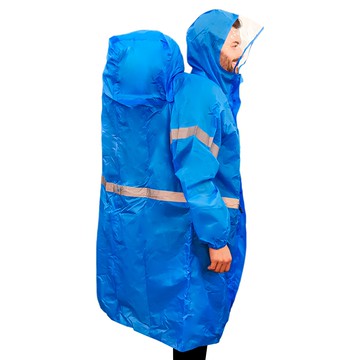 BLUEFIELD 藍色領域 專業登山雨衣 附收納袋  M  天空藍  1件