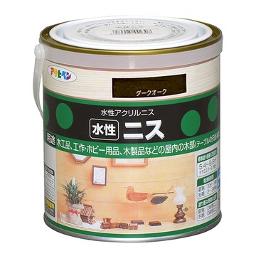 ASAHIPEN 水性木器著色清漆 0.7L 深橡木色  1罐