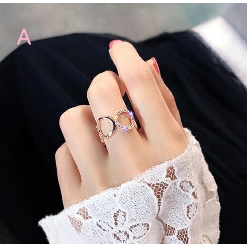 リング レディース おしゃれ 指輪 ピンク ゴールド 大人可愛い 選べる 単品 3点セットリング アクセサリー ジュエリー オープンリング 高見え 重ね付け フリー Kr333 B セットリング 通販 Lineポイント最大5 0 Get Lineショッピング