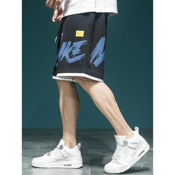 潮牌爆款短褲男寬松加肥加大碼夏季新款五分運動褲子休閑衛褲中褲