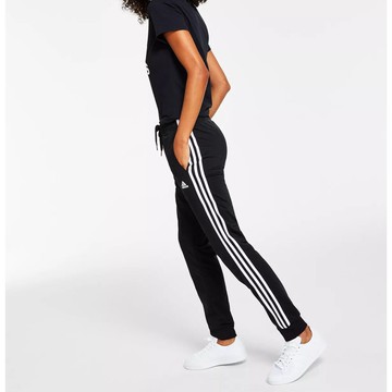 【adidas 愛迪達】 ESSENTIALS 運動長褲 三線縮口運動褲 女 GM5542