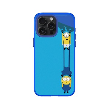 iPhone 15 Pro Max Clear 激光藍 - Minions - Minions - Hang in there