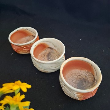 抹茶碗柴燒自然落灰火吻個性商品手拉胚最佳禮物紀念品