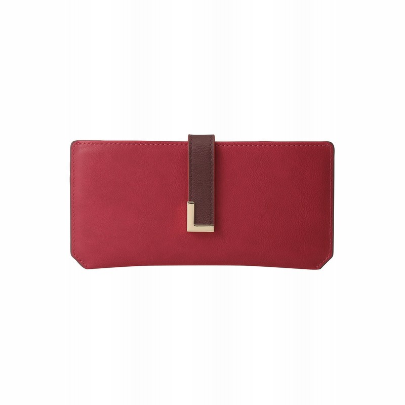 Lanvin En Bleu ランバン オン ブルー バイカラーウォレット レディース ピンクレッド F 通販 Lineポイント最大1 0 Get Lineショッピング