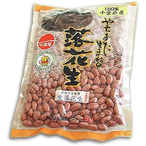 八街産落花生 未調理なま落花生 (ナカテユタカ 二等 500g)