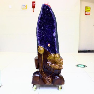 永韻 批發天然紫水晶洞擺件 紫晶洞 瑪瑙洞水晶洞 紫色原石錢袋子