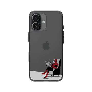 iPhone 17 Clear (相機按鈕) 酷墨灰 - 蜘蛛人 Spider-man - 蜘蛛人 - 閱讀時間